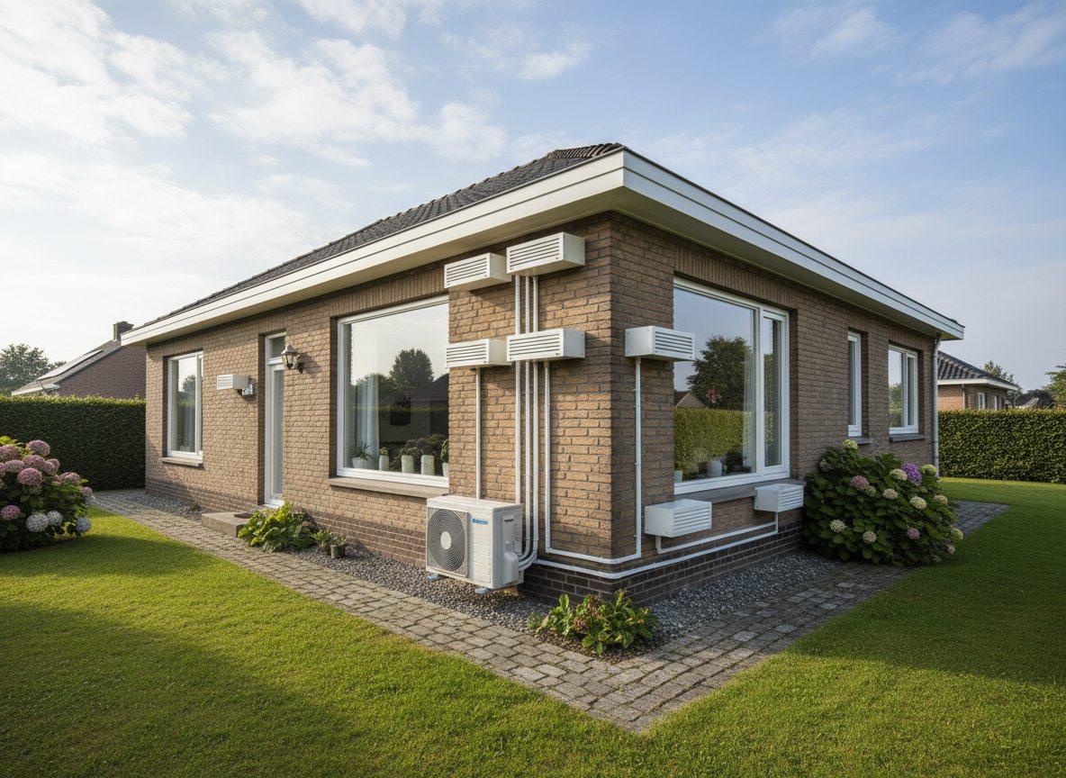 Airco installatie - Airconditioning Bakstenen Huis 50