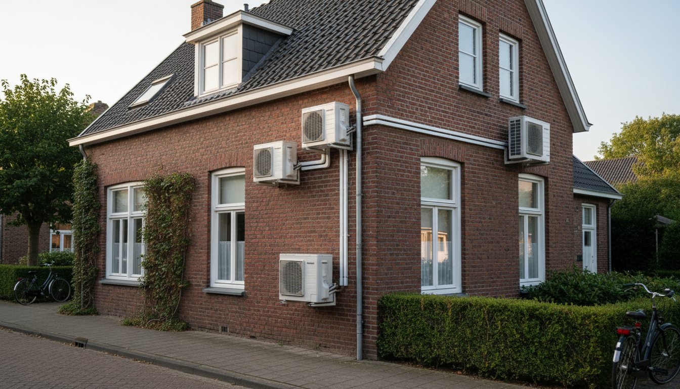 Airco installatie - Airconditioning Bakstenen Woning 49