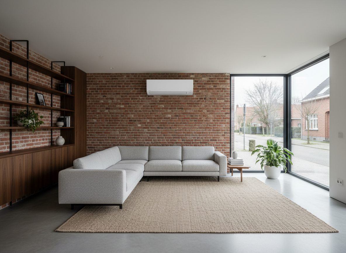 Airco installatie - Airconditioning Bakstenen Woonhuis 13